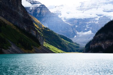 Lake Louise in Autumn, Canadian Rockies clipart