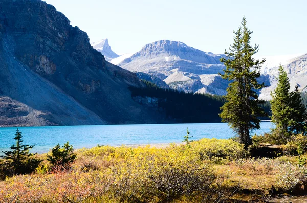 Łuk jeziora jesienią, Canadian Rockies — Zdjęcie stockowe