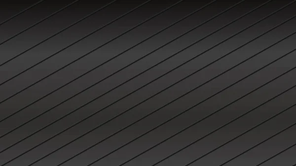Abstract Black 3d Metal Texture Background with Diagonal Lines Vector Illustration