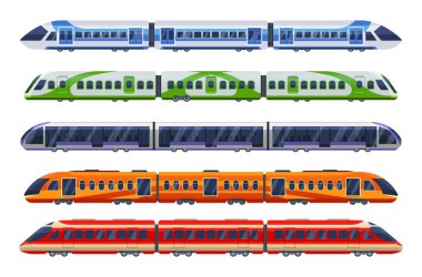 Demiryolu taşımacılığı, trenler, metro, metro seti