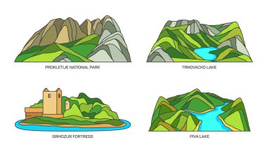 Karadağ 'ın tarihi yerleri ve ulusal parkları