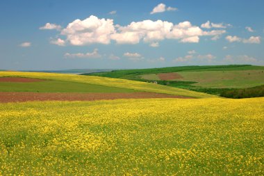 Nisan ayında bahar Köyü