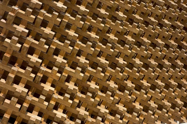 Formas geométricas de la madera — Foto de Stock