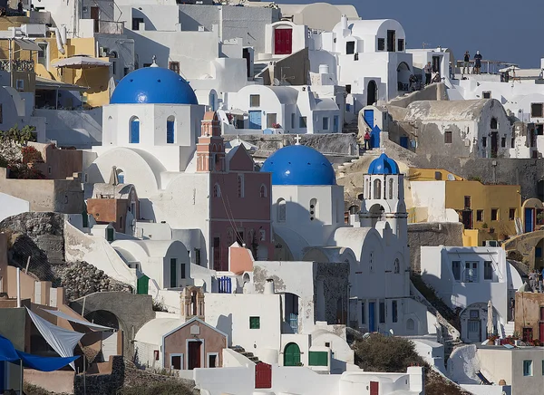 Traditional architecture of Santorini in the summer Stock Picture