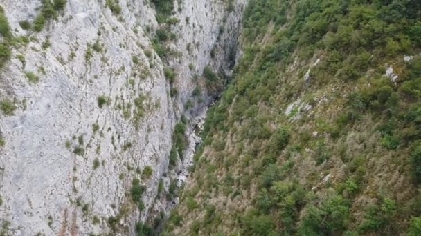 Uitzicht Valla Canyon Het Kure Gebergte Pinarbasi Kastamonu Turkije — Stockvideo