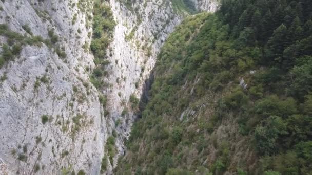 Vista Del Cañón Del Valla Las Montañas Kure Pinarbasi Kastamonu — Vídeos de Stock