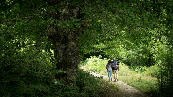 Kastamonu Türkei August 2020 Paar Auf Dem Weg Zum Valla — Stockfoto