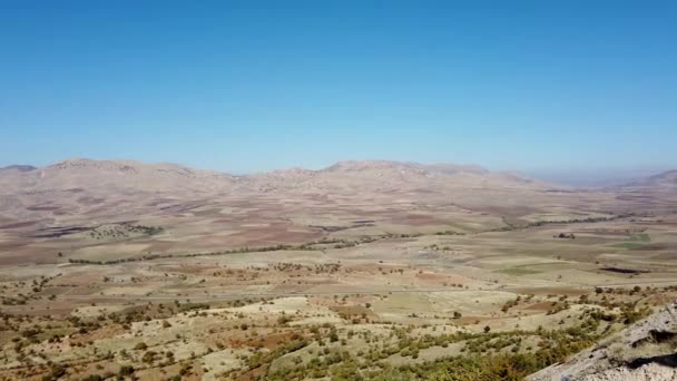 Безплідні Ландшафти Східної Анатолії Мардіні Туреччина — стокове відео