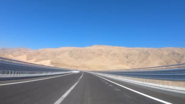 Hasankeyf Turkey October 2019 Point View Driving Hyper Lapse Country — стокове відео