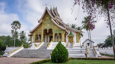 Luang Prabang, Laos - Aralık 2015 Luang Prabang Kraliyet Sarayı Müzesi