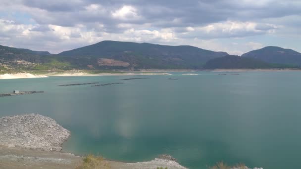 Lago Kemer Dam Aydin Turquía Maravilla Natural Cañón Arapapisti También — Vídeos de Stock