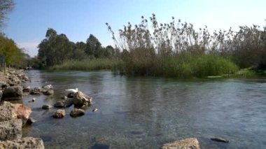 Akyaka 'daki Azmak Nehri, Mugla Köyü, Türkiye