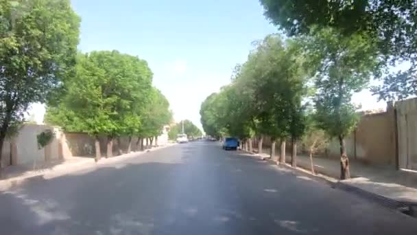 Yazd Iran Mei 2019 Lalu Lintas Mobil Kota Yazd Sudut — Stok Video