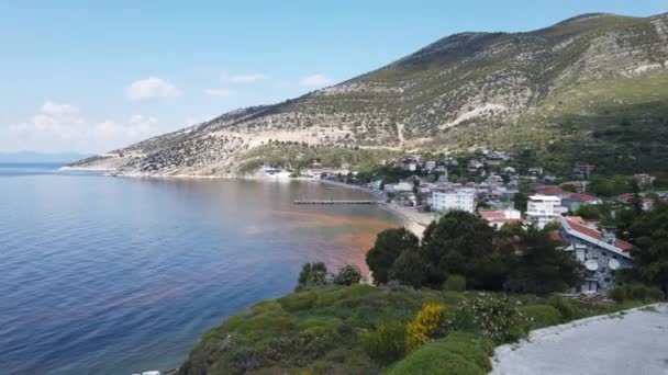 マルマラ島 トルコ 8月2019 村とマルマラ島の景色 マルマラ島はトルコのマルマラ海にフェリーでイスタンブールから2時間です — ストック動画