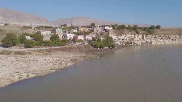 Hasankeyf Türkiye Ekim 2019 Hasankeyf Kasabasının Tahliye Edildikten Sonra Taş — Stok video