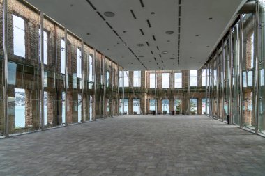 İstanbul, Türkiye - Ocak 2020: Ortakoy ilçesindeki Esma Sultan Konağının İçi