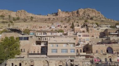 Mardin, Türkiye - Ocak 2020: Tarihi Mardin Eski Şehir Manzarası