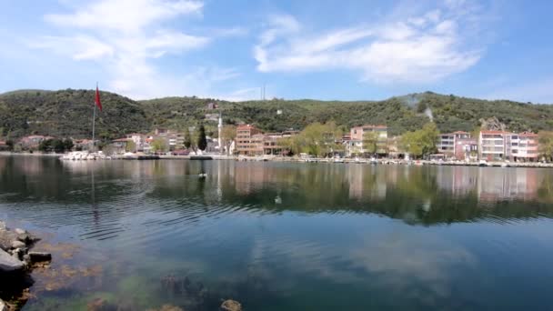 Marmara Adası Türkiye Nisan 2019 Marmara Adasındaki Gundogdu Köyü Panoramik — Stok video