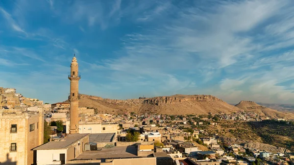 Mardin Türkei Januar 2020 Altstadt Von Mardin Mit Minarett Der — Stockfoto