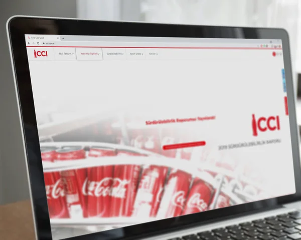 Istanbul Turkey July 2021 Illustrative Editorial Turkish Coca Cola Icecek — Stock Photo, Image