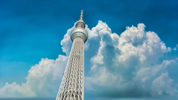 Τόκιο Ιαπωνία Αύγουστος 2018 Tokyo Sky Tree Υψηλότερη Ανεξάρτητη Δομή — Φωτογραφία Αρχείου