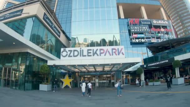 Stanbul Türkiye Temmuz 2019 Özdilek Alışveriş Merkezi Nde Insanlar Ziyaret — Stok video