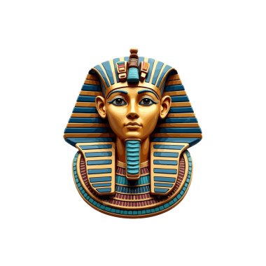 Beyaz üzerine Mısırlı sfenks