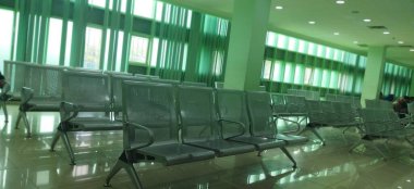 Havaalanının içi.