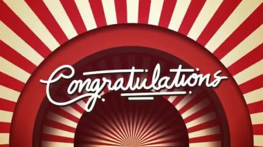 Vintage Tebrikler Güneş Işığı Arkaplanlı Retro-Ilham Kutlaması