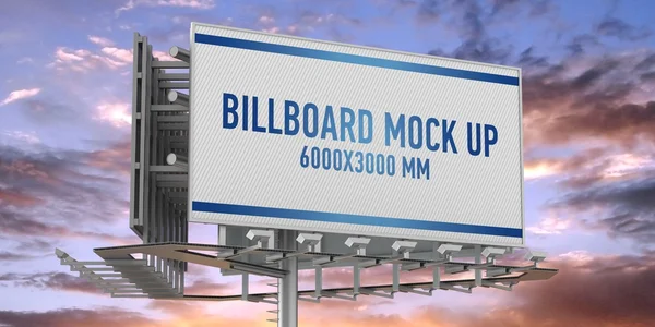 Billboard kadar sahte — Stok fotoğraf