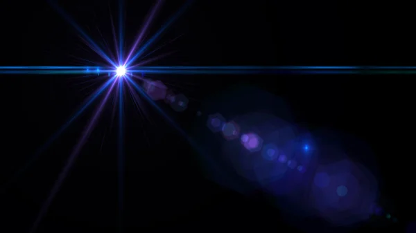 Flares ópticos 8K — Fotografia de Stock