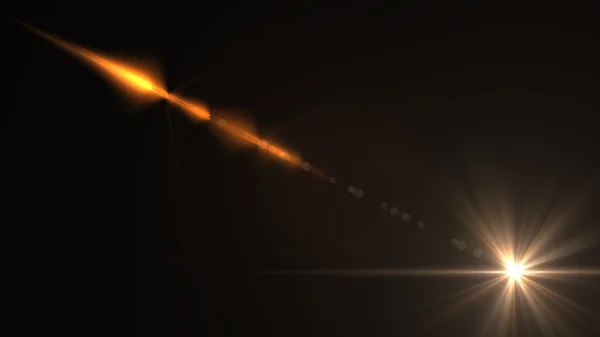Flares ópticos 8K — Fotografia de Stock