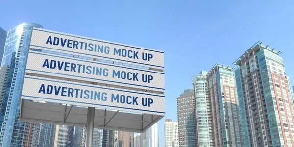 Billboard mock up — Stock Photo, Image