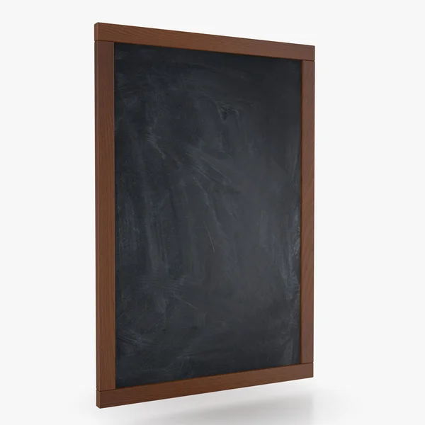 Chalkboard isolated on white background — Stock Photo, Image