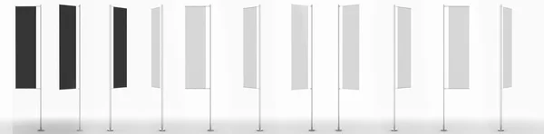 Banner flag isolated — Stock Photo, Image