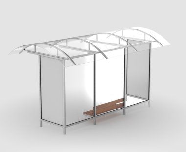 Otobüs durağı izole