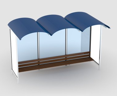 Otobüs durağı izole