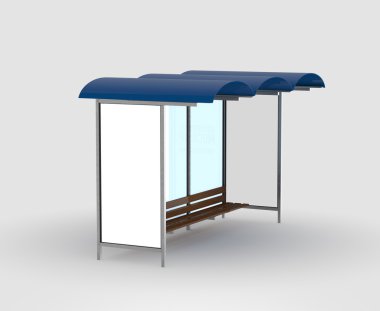 Otobüs durağı izole