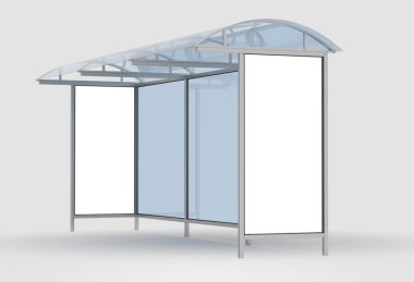 Otobüs durağı izole