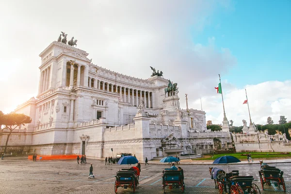 Monumento Vittoriano a Roma — Foto Stock