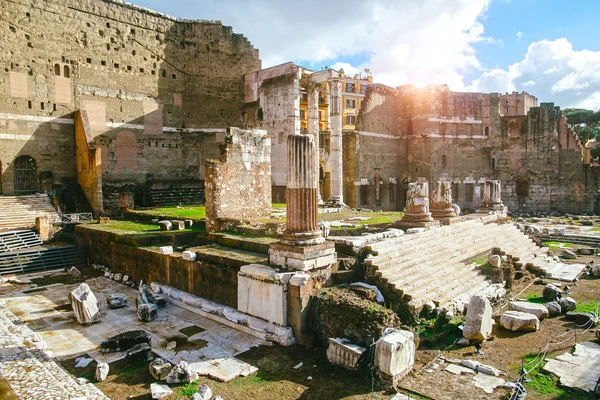 Древние руины Помпеи — стоковое фото