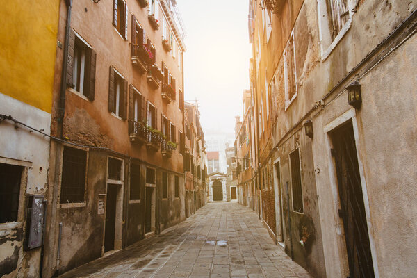 Beautiful old street of Italy