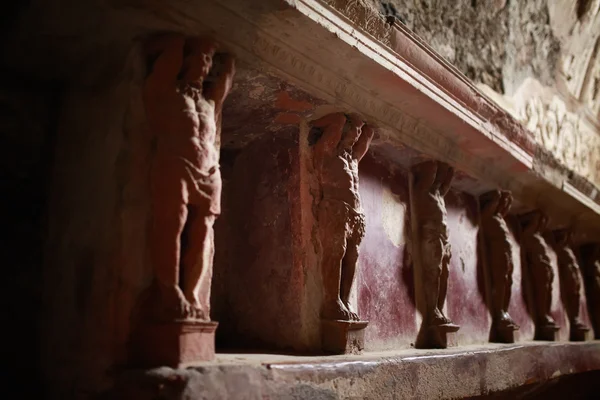 Antiche statue di Pompei — Foto Stock