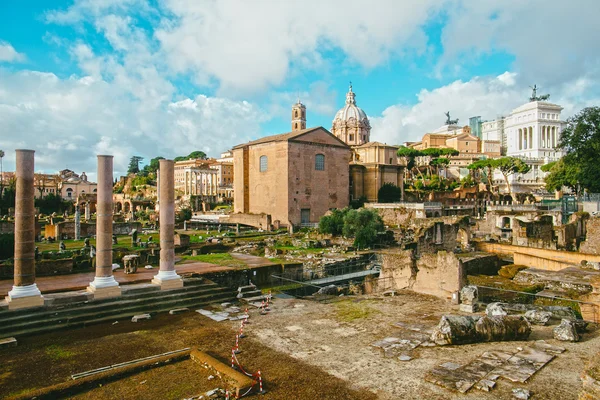 Forntida ruiner av pompeji — Stockfoto