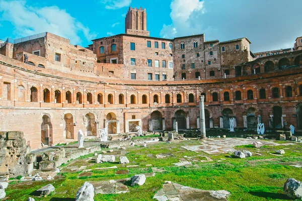 Forntida ruiner av pompeji — Stockfoto