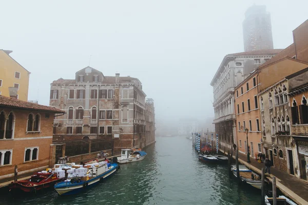 Vista do canal de Veneza — Fotografia de Stock