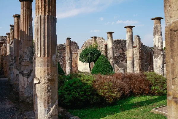 Forntida ruiner av pompeji — Stockfoto