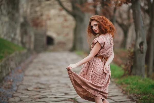 Young redhead girl — Stock Photo, Image