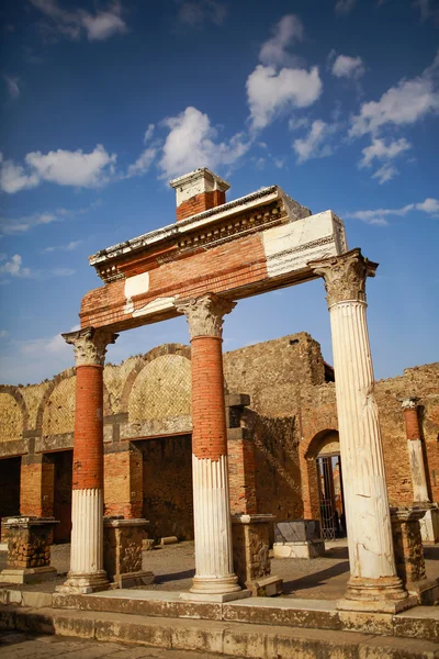 Antiguas ruinas de Pompeya — Foto de Stock