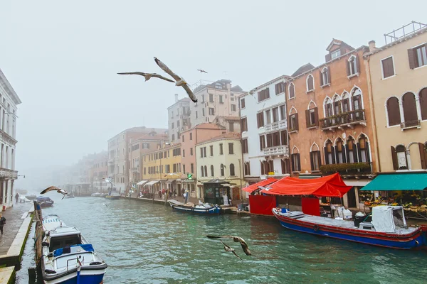 Vista del canal de Venecia — Foto de Stock